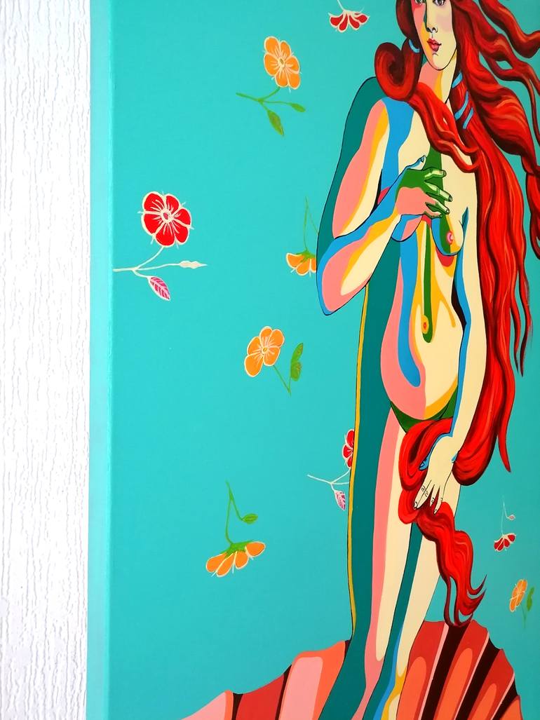 Original Art Deco Pop Culture/Celebrity Painting by Gisella Stapleton