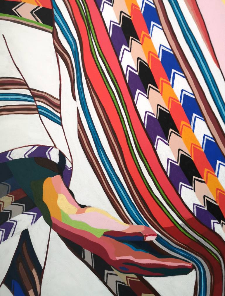 Original Figurative Women Painting by Gisella Stapleton