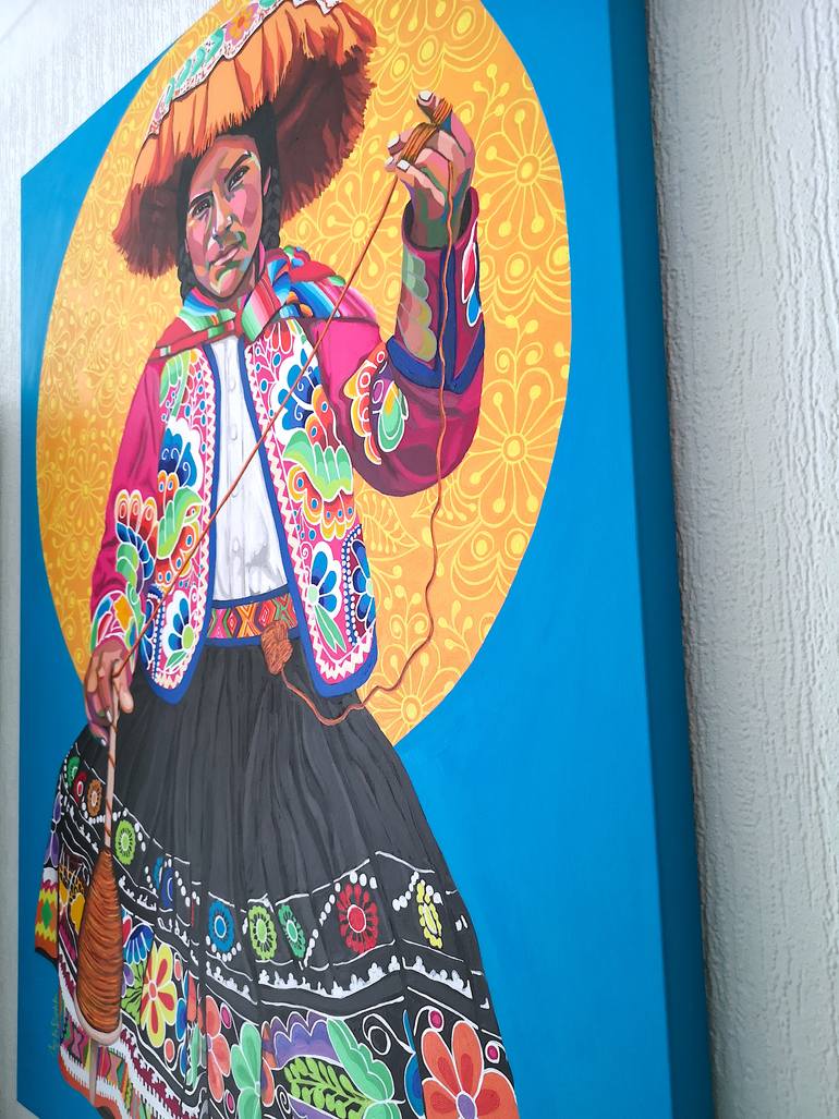 Original Figurative Women Painting by Gisella Stapleton