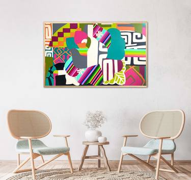 Original Abstract Paintings by Gisella Stapleton