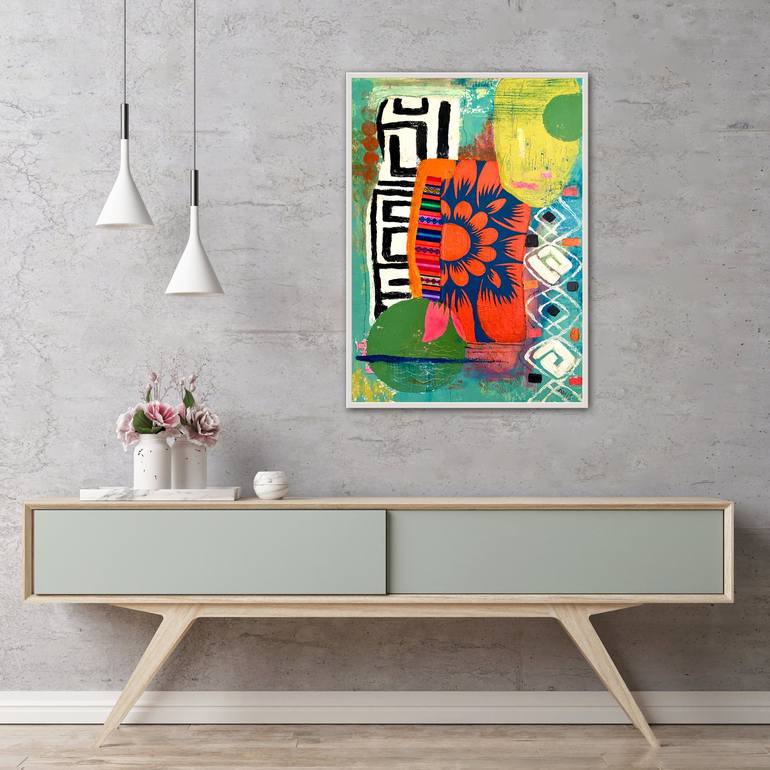 Original Abstract Painting by Gisella Stapleton