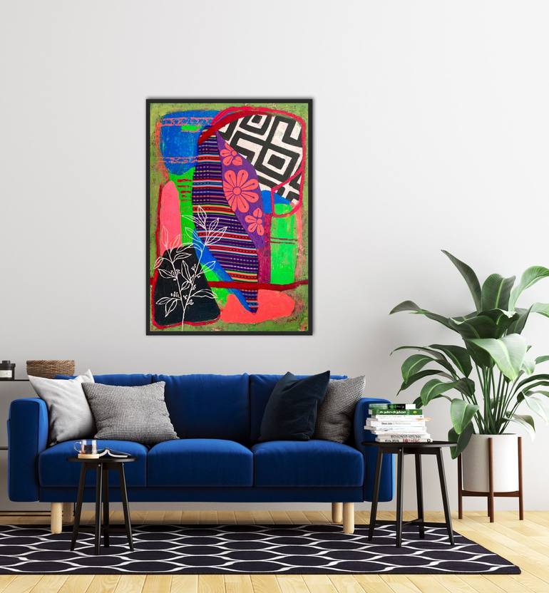 Original Abstract Painting by Gisella Stapleton