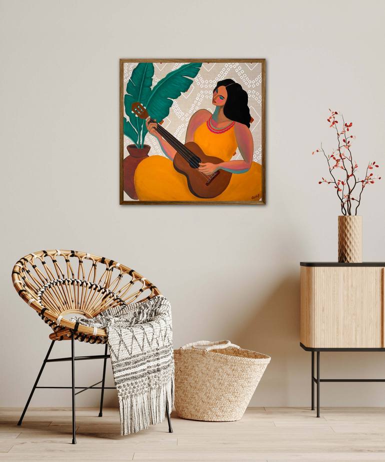 Original Expressionism Music Painting by Gisella Stapleton