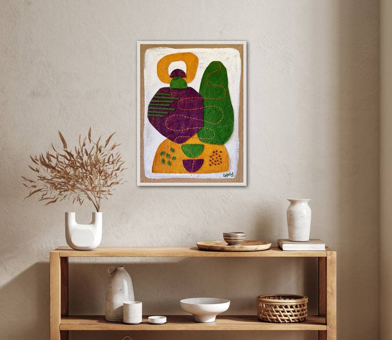 Original Abstract Nature Painting by Gisella Stapleton