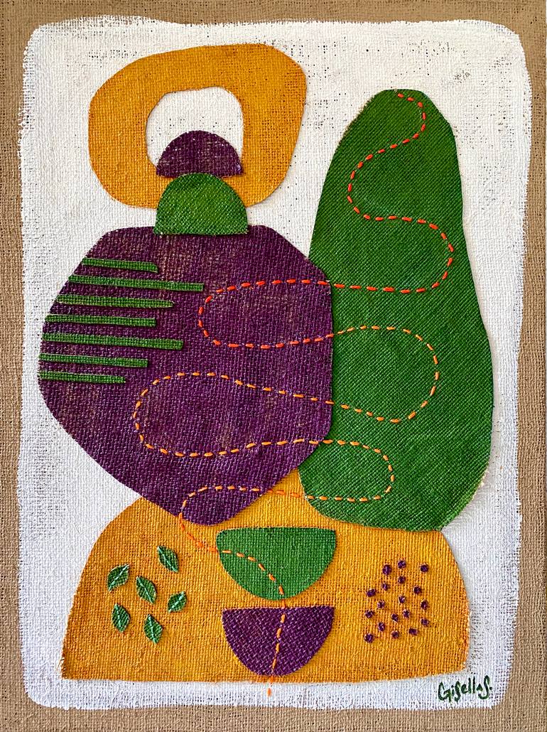 Original Abstract Nature Painting by Gisella Stapleton