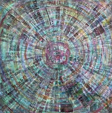 Original Abstract Expressionism Women Mixed Media by A Perry