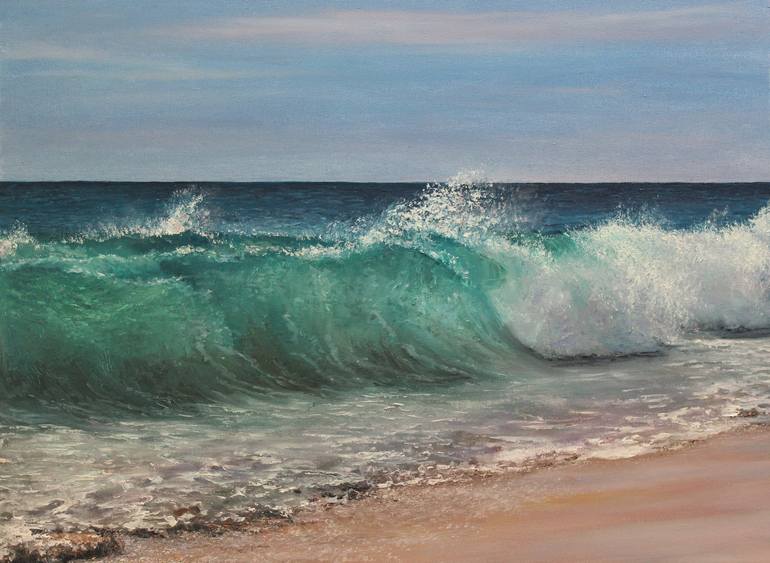 Turbulent Sea Painting by Viktor Kucheryavyy | Saatchi Art