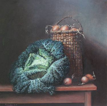 Original Realism Food Paintings by Viktor Kucheryavyy