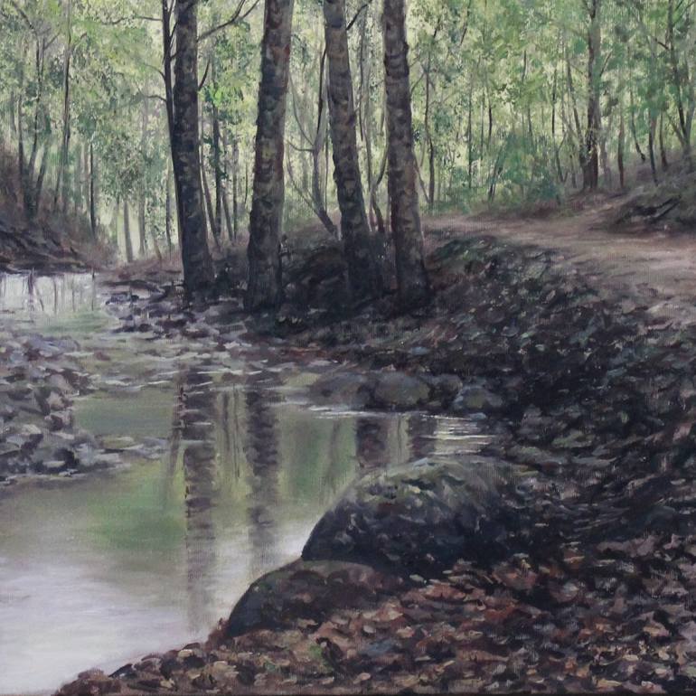 Original Realism Nature Painting by Viktor Kucheryavyy