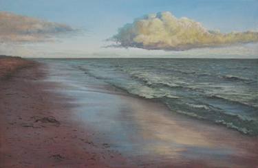 Print of Realism Seascape Paintings by Viktor Kucheryavyy