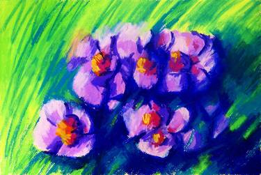 Print of Floral Paintings by Khanh Trinh Ngoc