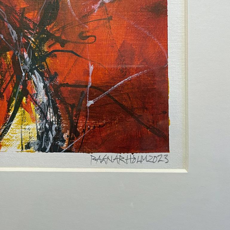 Original Abstract Painting by Ragnar Hólm