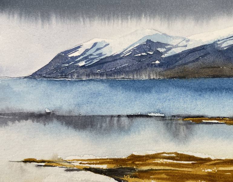 Original Expressionism Landscape Painting by Ragnar Hólm