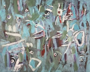 Original Abstract Expressionism Abstract Paintings by Ragnar Hólm