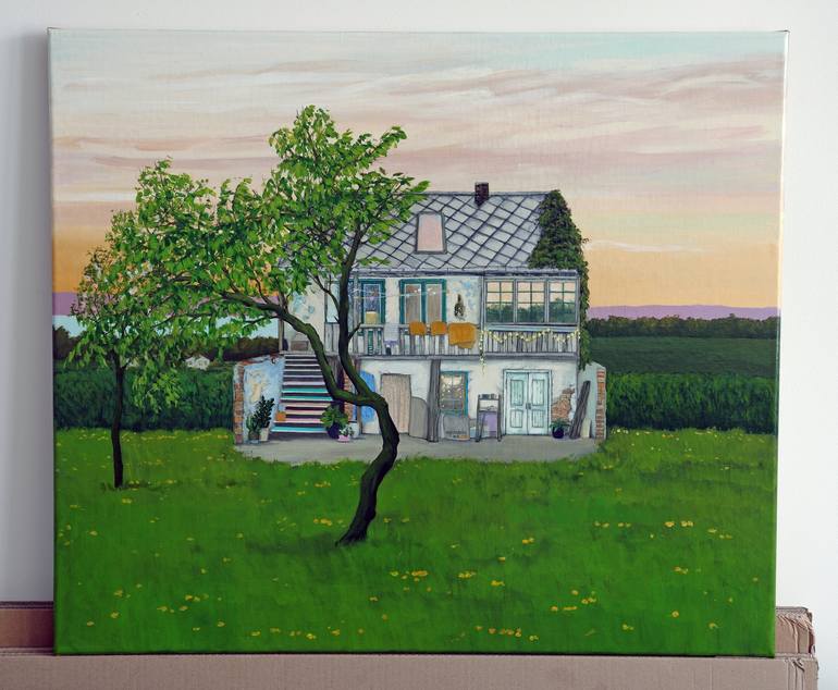 Original Fine Art Home Painting by Agnieszka Turek