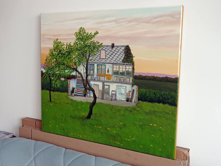 Original Home Painting by Agnieszka Turek