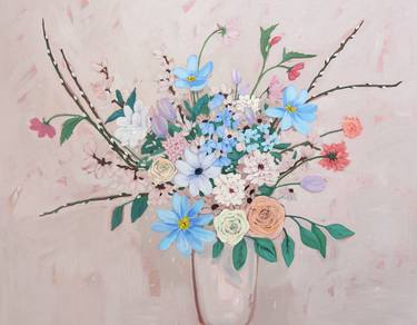 Original Floral Painting by Agnieszka Turek