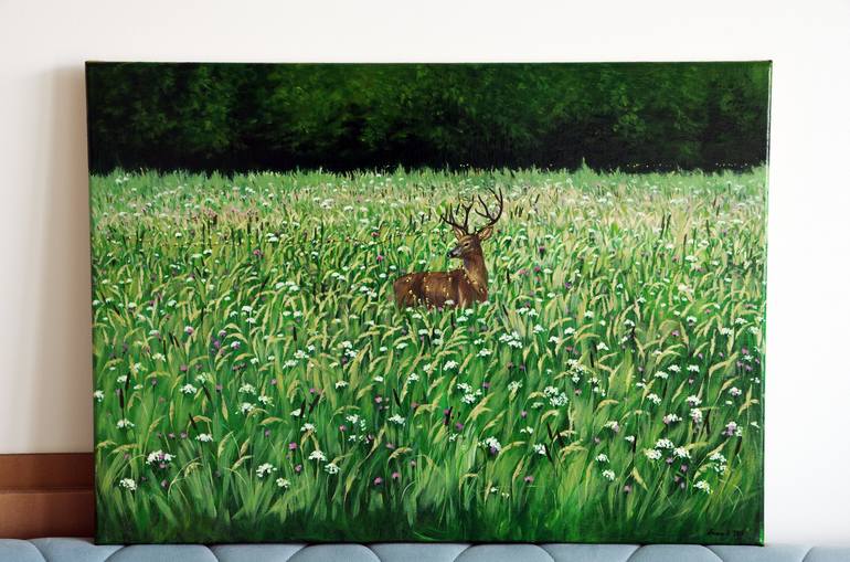 Original Realism Animal Painting by Agnieszka Turek