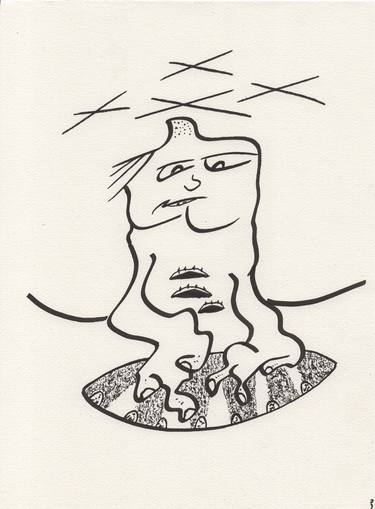 Print of Figurative People Drawings by Oddbjørn Sørvik