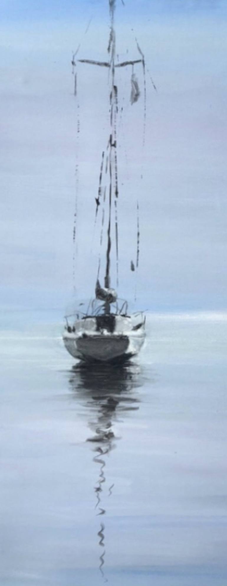 Original Fine Art Seascape Painting by Lizzy Forrester