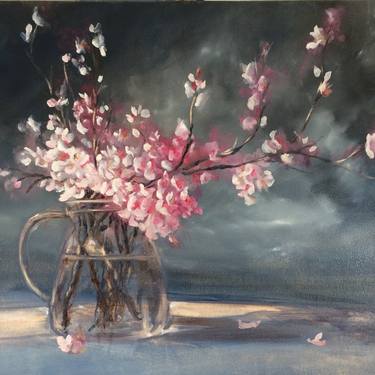 Original Contemporary Floral Painting by Lizzy Forrester