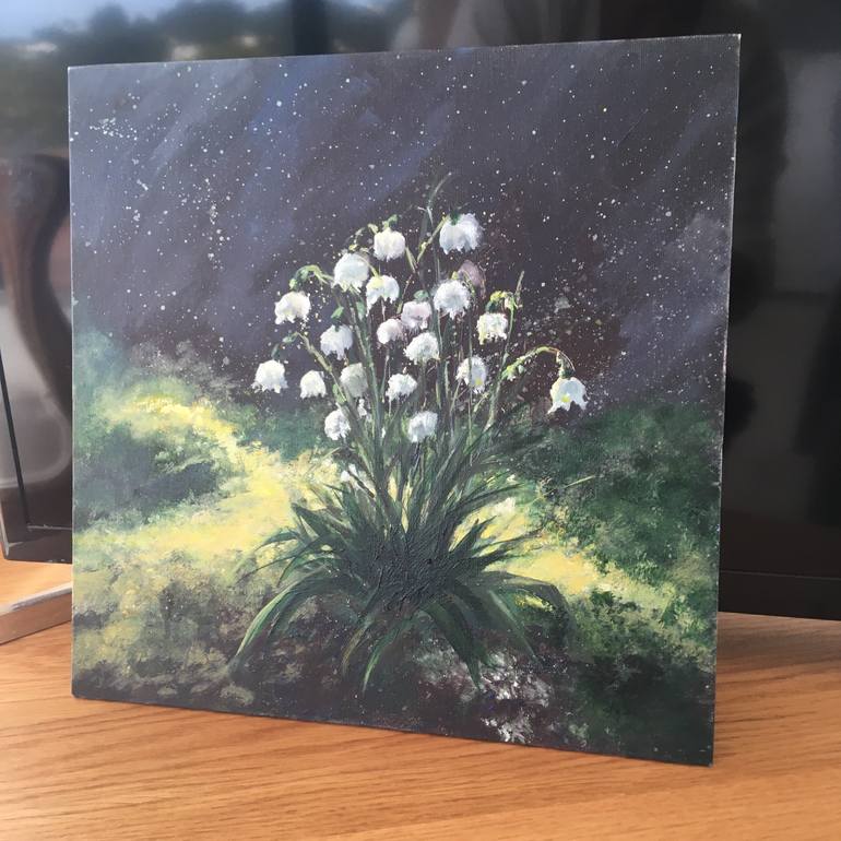 Original Impressionism Floral Painting by Lizzy Forrester