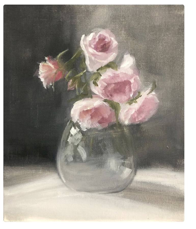Original Impressionism Floral Paintings by Lizzy Forrester