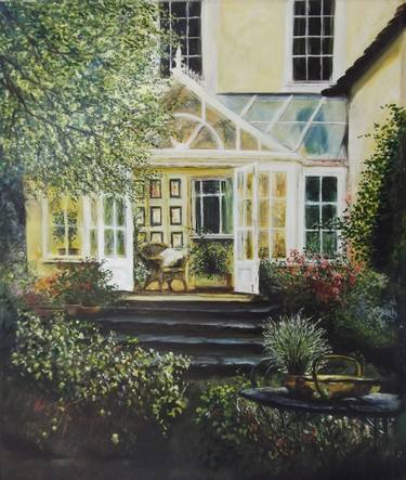 Print of Realism Garden Paintings by Lizzy Forrester