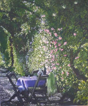Print of Impressionism Garden Paintings by Lizzy Forrester