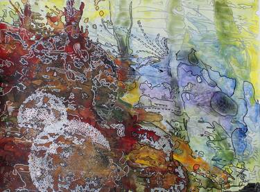 Original Abstract Expressionism Abstract Paintings by Chris Boughton