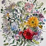 Bouquet with red gerbera by Olga Polichtchouk