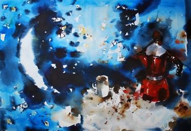 Original Expressionism Food & Drink Paintings by Olga Polichtchouk