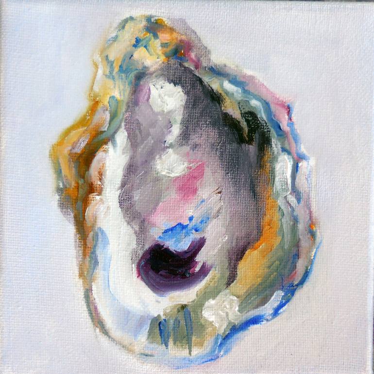 oyster shell paintings