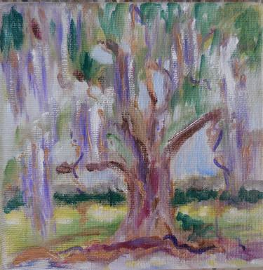 Print of Abstract Expressionism Tree Paintings by Ann Faillace