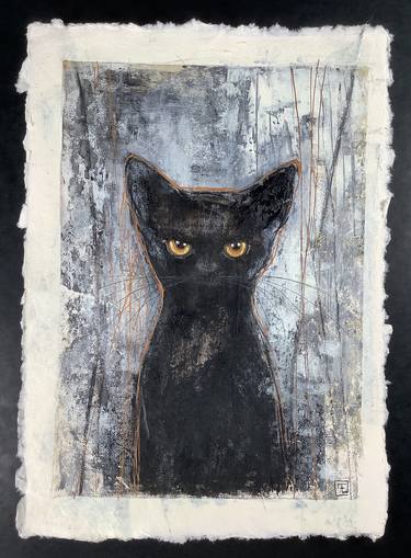 Original Cats Paintings by Eva Fialka