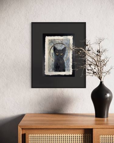 Original Cats Paintings by Eva Fialka