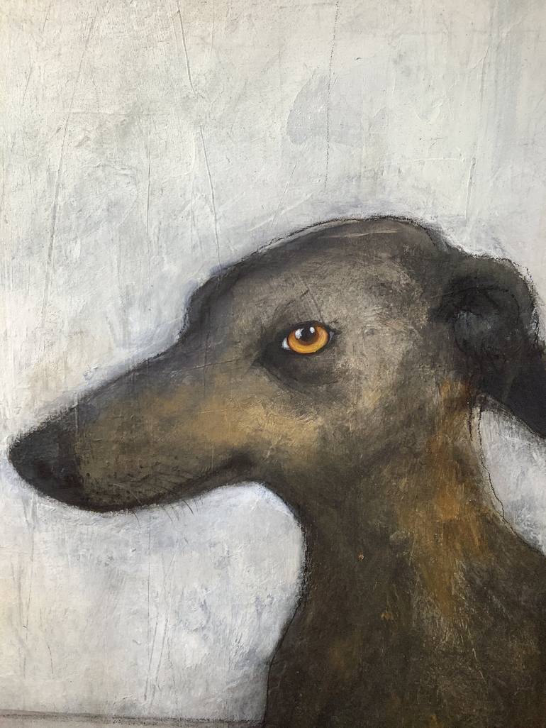 Original Figurative Animal Painting by Eva Fialka