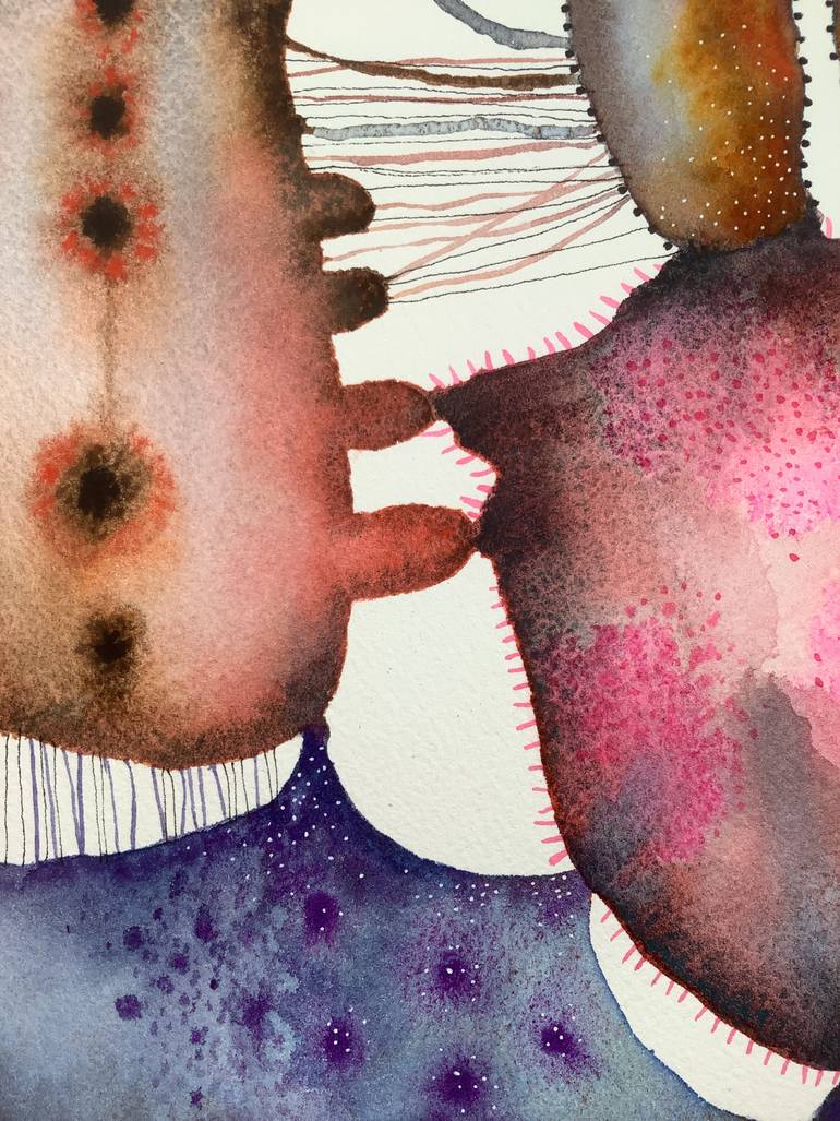 Original Abstract Painting by Eva Fialka
