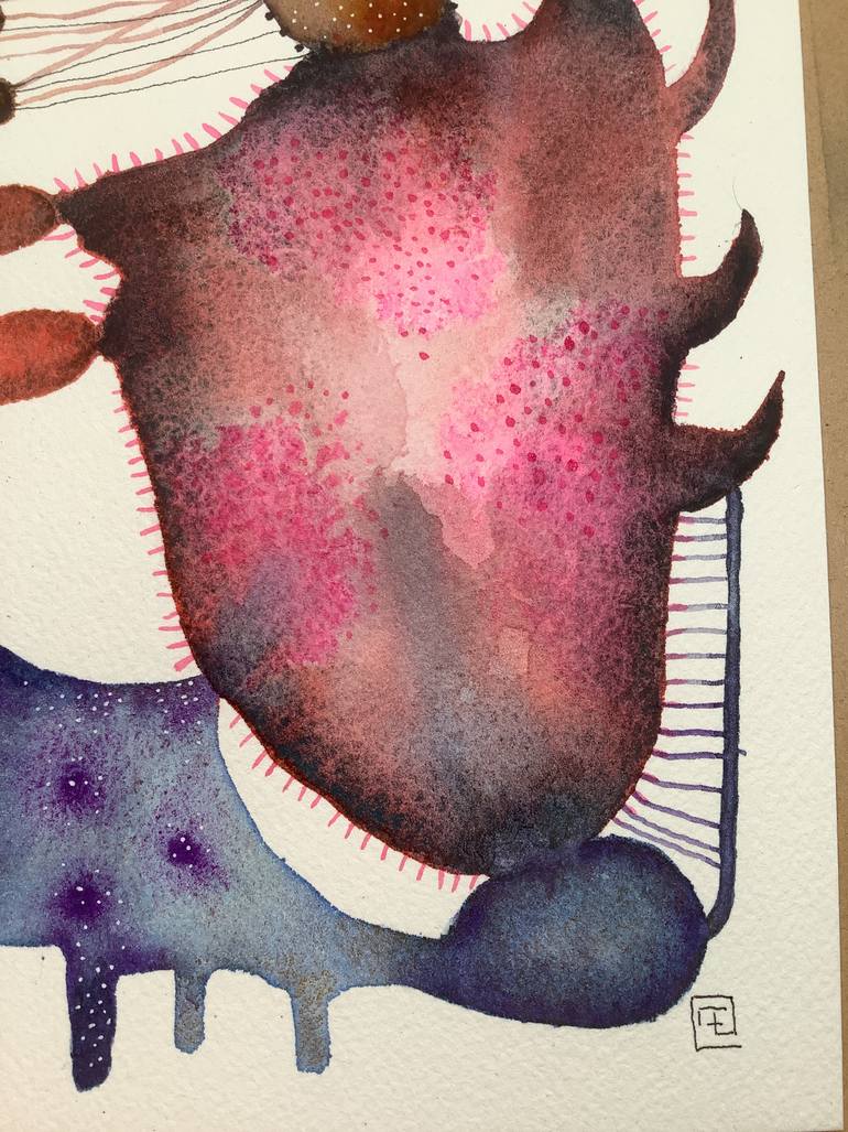 Original Abstract Painting by Eva Fialka