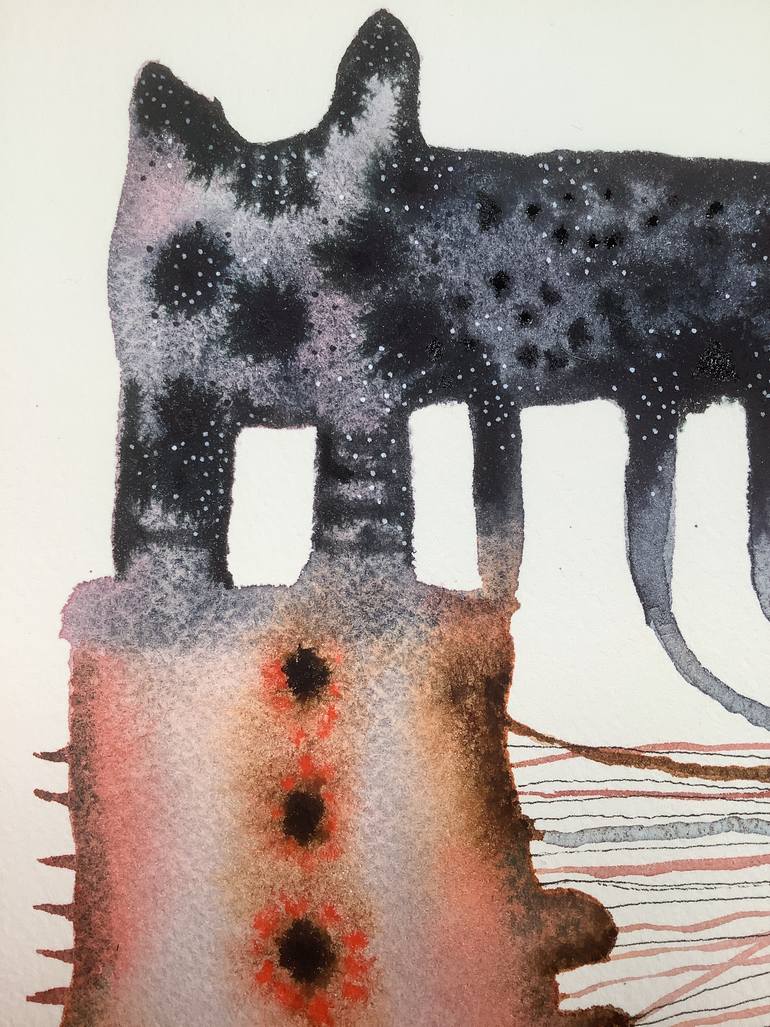 Original Abstract Painting by Eva Fialka
