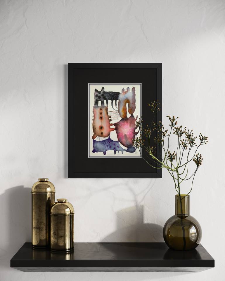 Original Abstract Painting by Eva Fialka