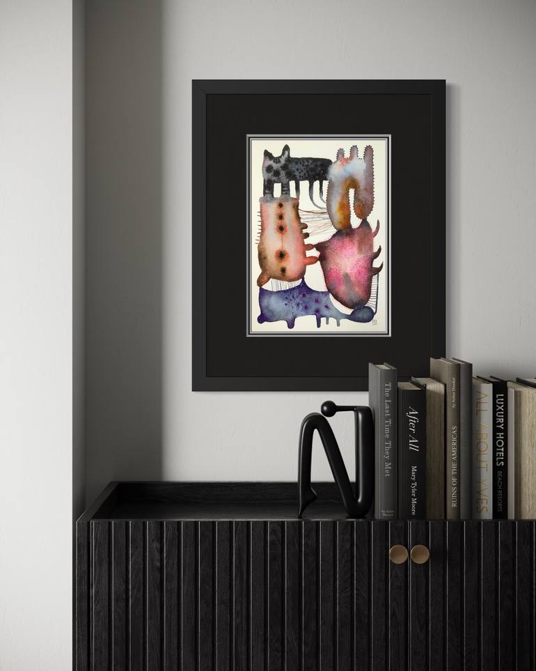 Original Abstract Painting by Eva Fialka