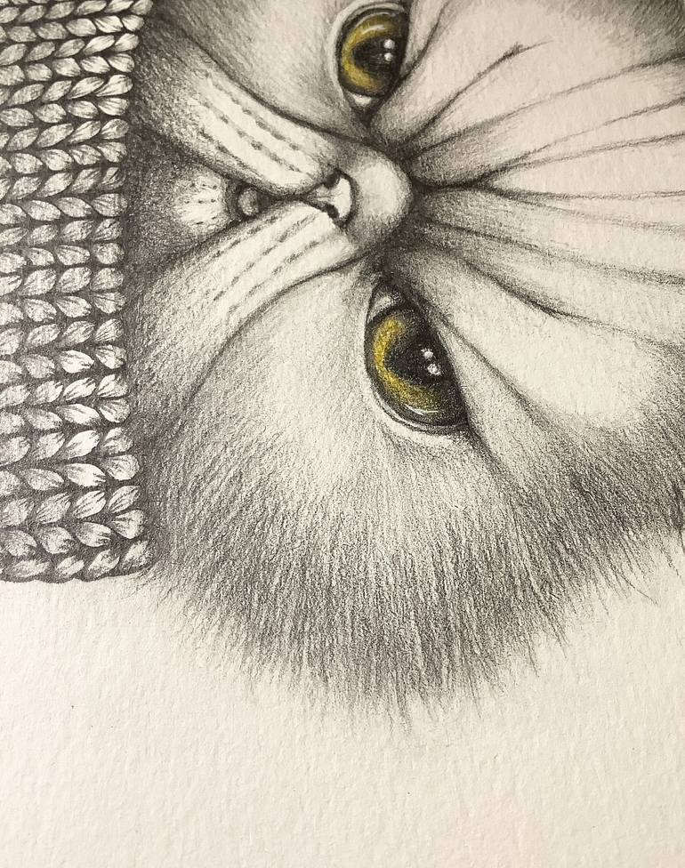 Original Animal Drawing by Eva Fialka