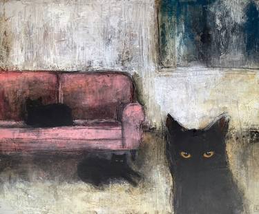 Cats Paintings For Sale | Saatchi Art