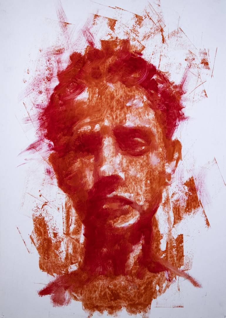 Print of Abstract Expressionism Portrait Painting by Benedict Dylan