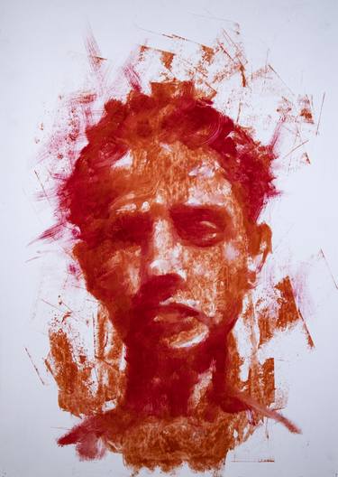 Original Abstract Expressionism Portrait Paintings by Benedict Dylan