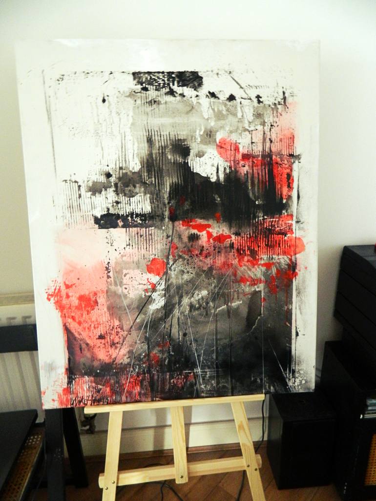 Original Abstract Expressionism Abstract Painting by Michael Howells