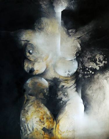 Original Abstract Expressionism Nude Paintings by Michael Howells
