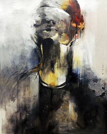 Original Abstract Expressionism Portrait Paintings by Michael Howells