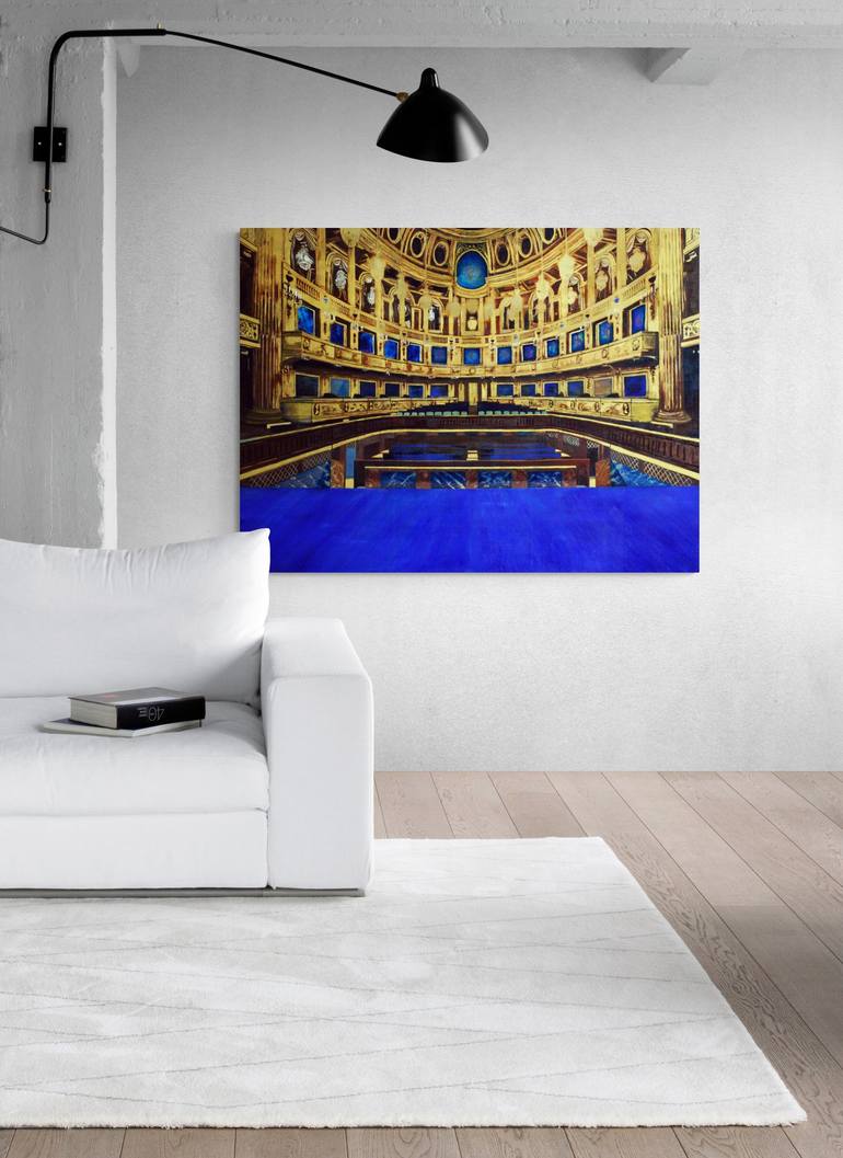 Original Realism Interiors Painting by Kae Sasaki